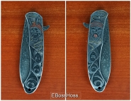 Jody Muller Sole-authored Engraved Skulls Flipper